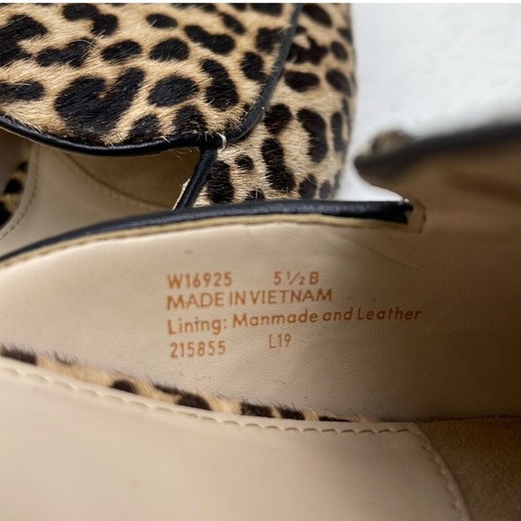 Cole Haan Piper Leopard Print Calf Hair Mules - Picture 11 of 11